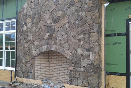 Fieldstone Fireplace - Silvara Stone