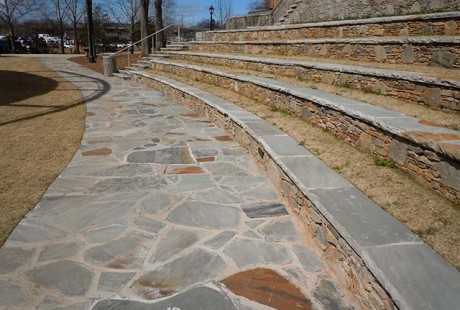 Gray Flagstone Wall Caps - Silvara Stone